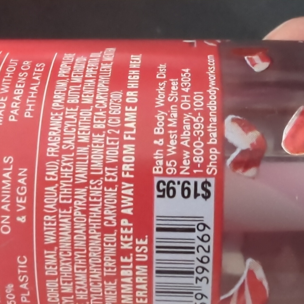 Peppermint Bark Truffle Mist Body And Hair - Picture 5 of 5